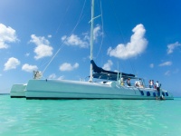 Catamaran in Caribbean