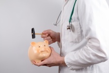Doctor With Money-box