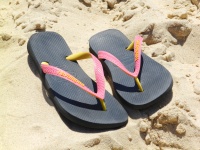 Flip Flops op Zand