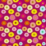 Floral Pattern Colorful Wallpaper