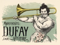 Fransk vintage affisch Theater annons