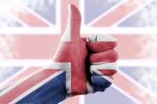 Grande bandeira nacional Grã-Bretanha