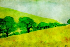 Landscape, Trees Painting