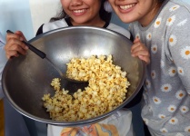 Herstellung von Popcorn
