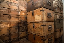 Vecchia scatola di munizioni