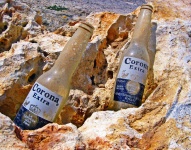 Old Dirty Beer Bottles