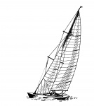 Boot van het Zeil illustraties illustrat