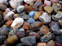 Halfedelstenen agaat stenen