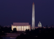 US Capitol Landmarks bij Schemer