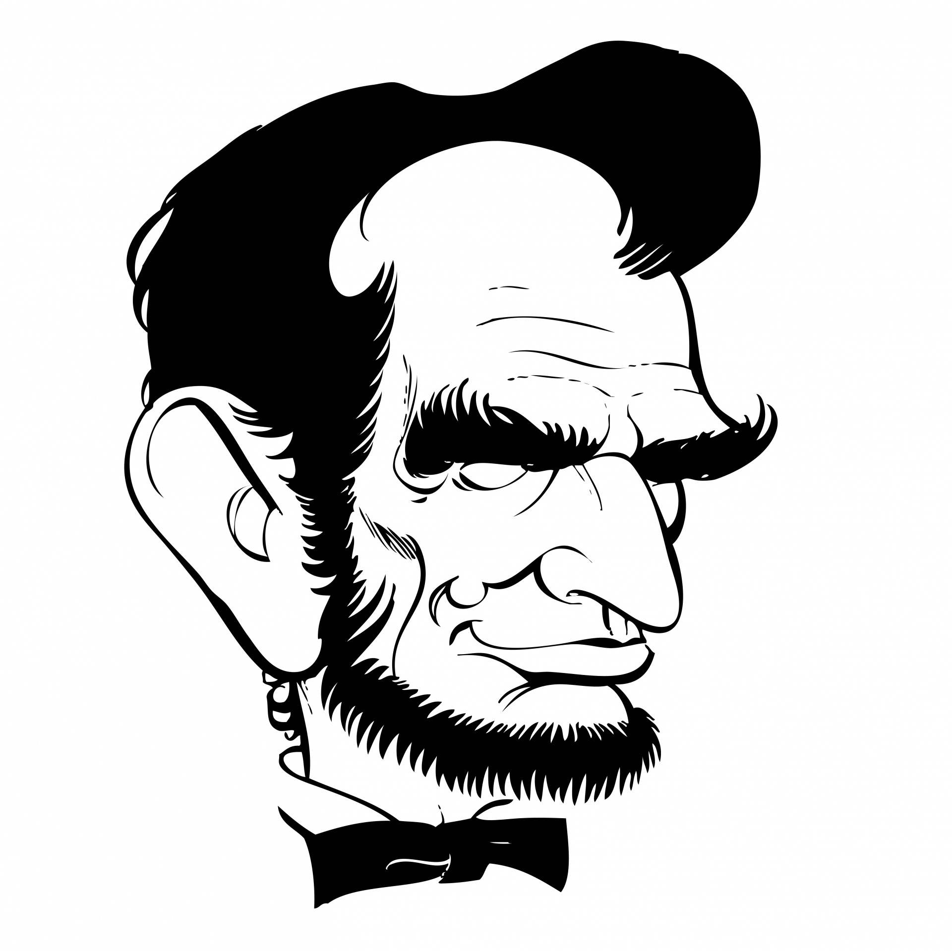 エイブラハム・リンカーン似顔絵