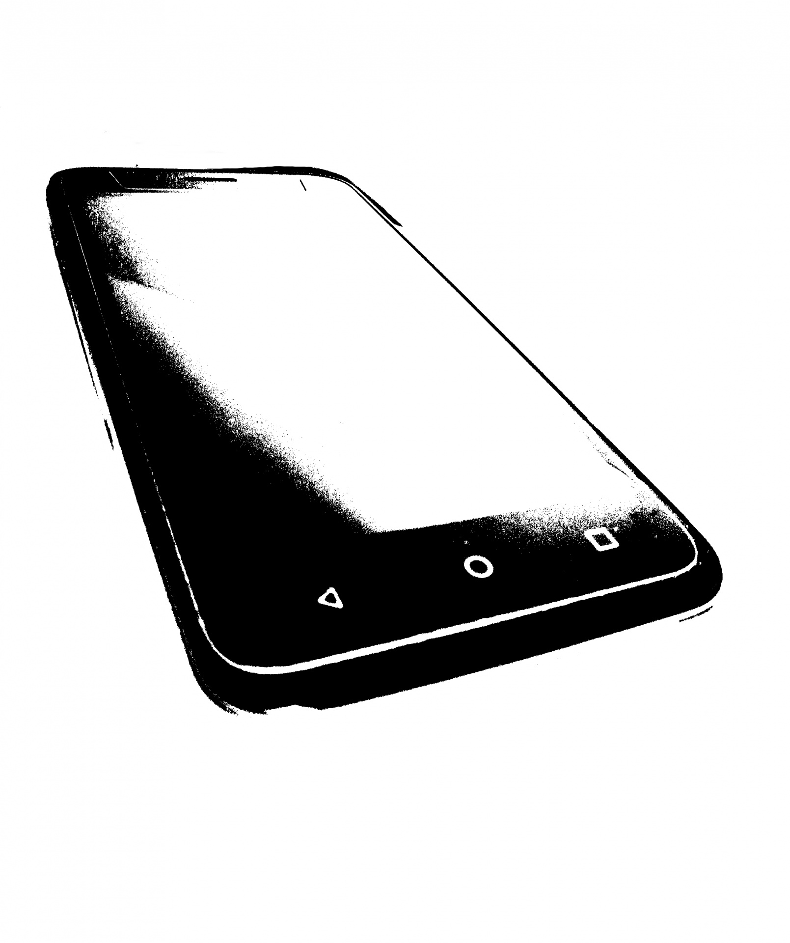 Androidの携帯電話 - クリップアート