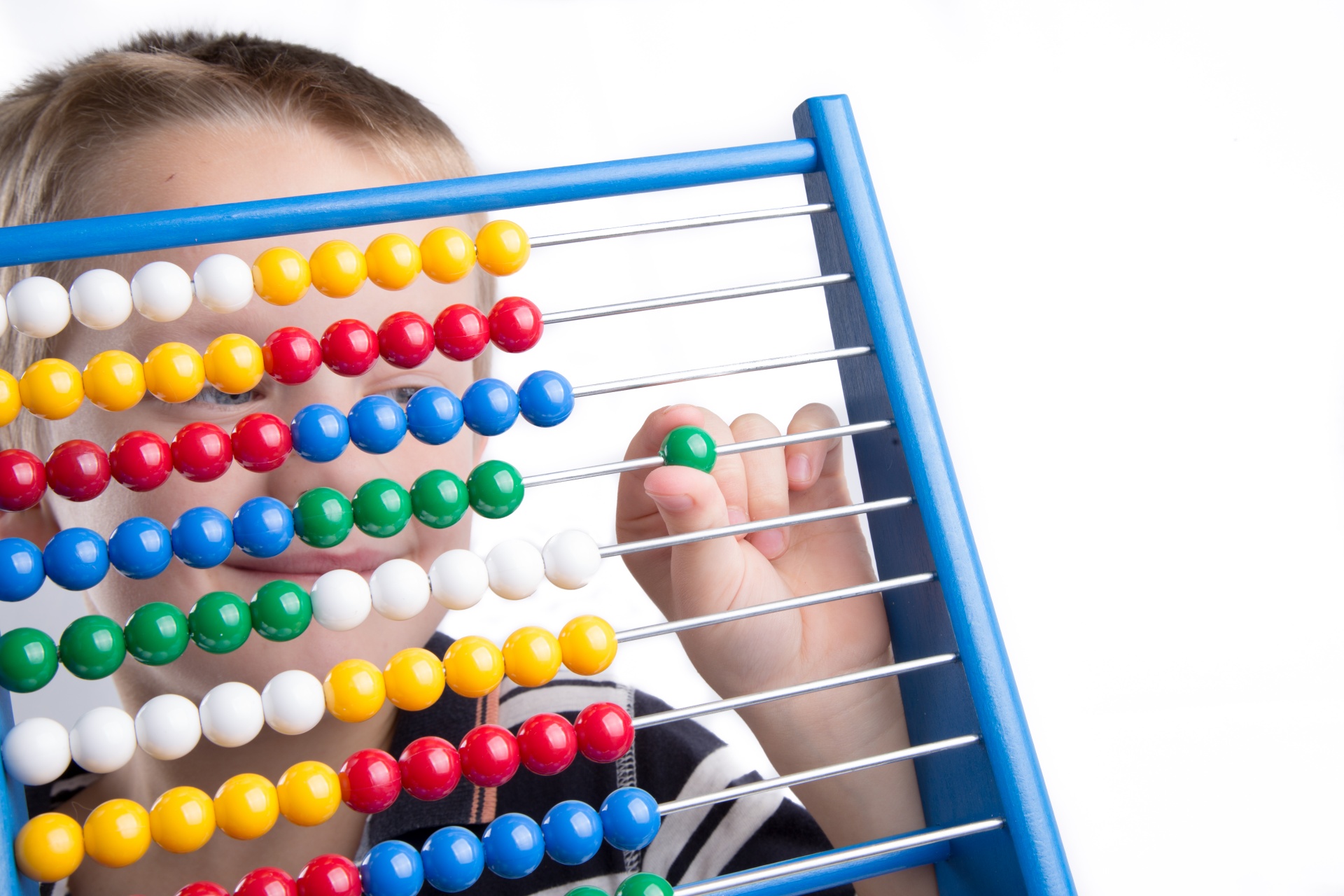 Little Boy With Abacus Free Stock Photo - Public Domain Pictures