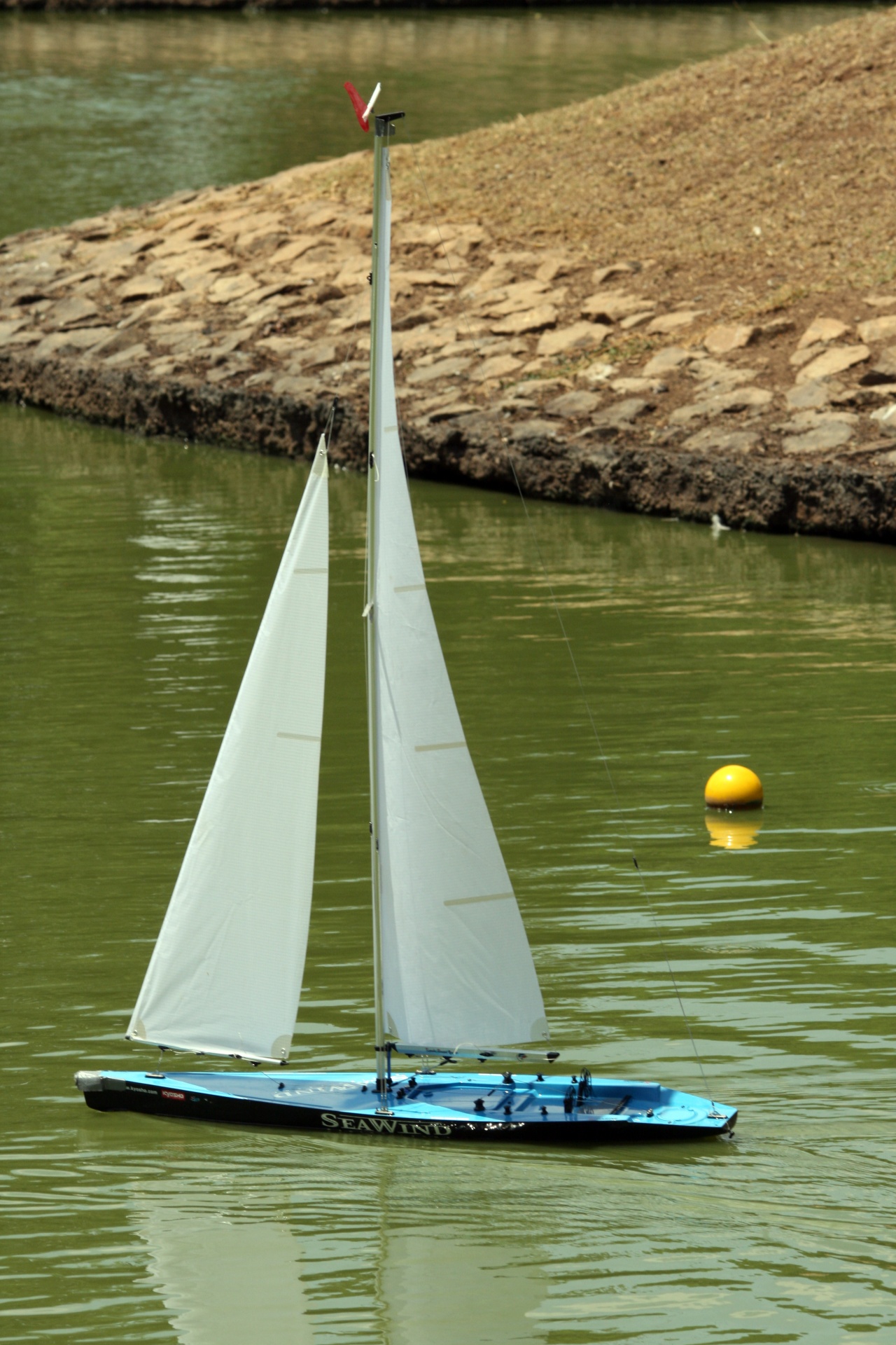 model yacht sails