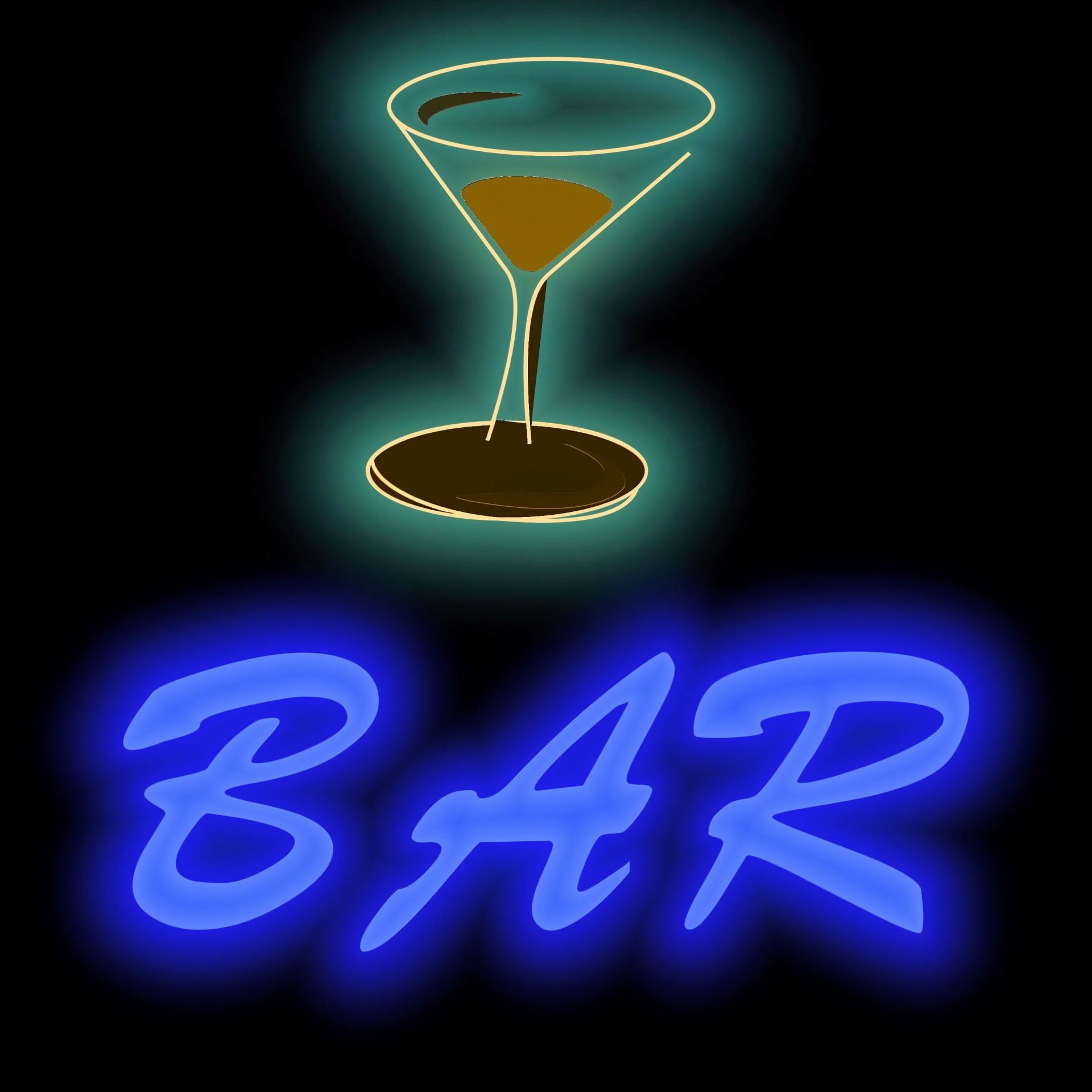 Neon Bar Free Stock Photo - Public Domain Pictures