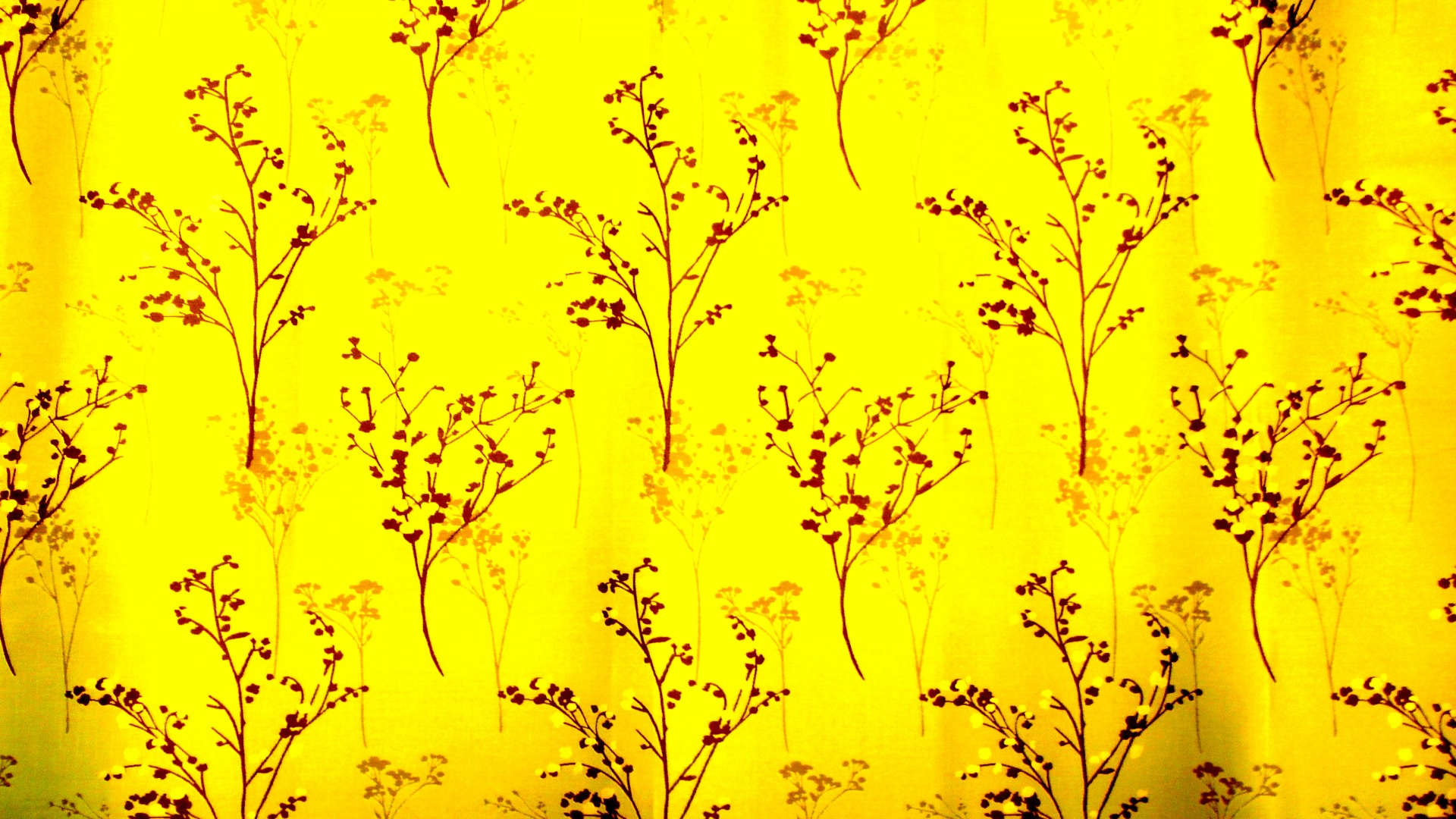 Yellow Curtains Background