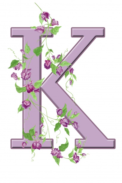 Letter K Floral Initial Free Stock Photo - Public Domain Pictures