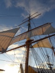 1800 Segelschiff Masten
