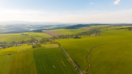 Aerial Rural Landscape