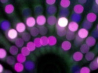 Arched bokeh Lights Purple