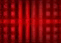 Blocks and lines pattern in red