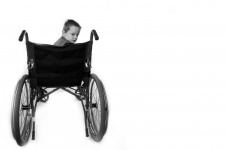 Boy In A Wheelchair
