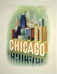 Chicago Het vintage Poster