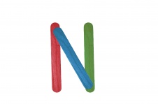 Colorful Letter N
