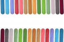 Colorful wood ice-cream stick
