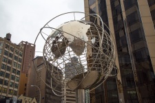 Columbus Circle Globe din Manhattan