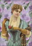 Edwardian Lady Vintage Collage