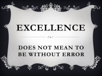 Excellence Error