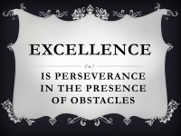 Excellence Perseverance