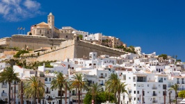 Ibiza Blick auf die Stadt