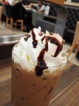 Iced Chocolate Drink With Cream