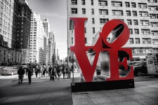 Miłość rzeźbę w Nowym Jorku