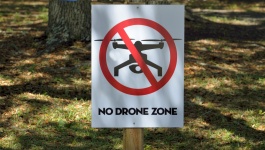 Nenhum sinal área da Zona Drone