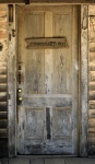 Staré rustikální dveře
