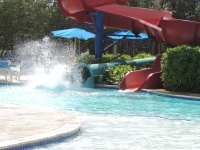 Pool Slide Splash