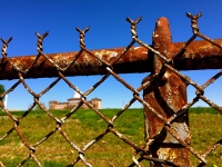 Rusty kerítés