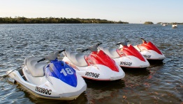 Small Personal Watercraft Parked
