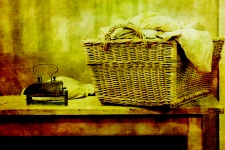 Vintage Laundry Background