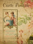 Vintage postal francês do Anúncio