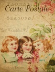 Carte postale vintage Pretty Girls