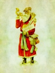 Vintage Weihnachtsmann-Illustration