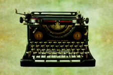 Máquina de escribir de la vendimia