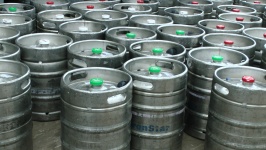 Los barriles de cerveza de barril