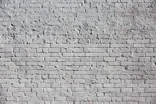 Muro di mattoni bianco