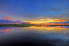 Kolorowe Chmury nad Everglades