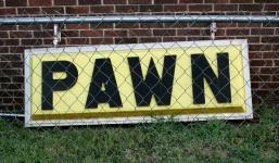 Fallen Pawn Sign