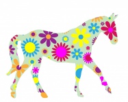 Flower horse 1